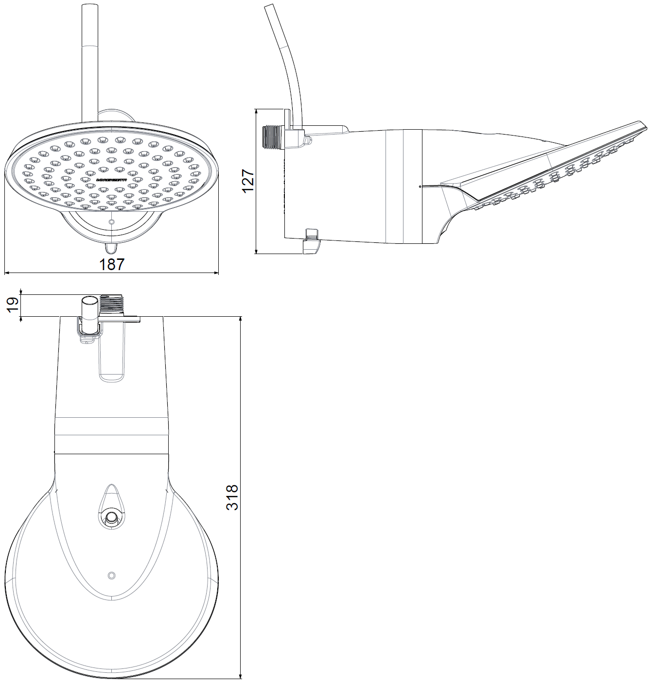 Desenho técnico — Loren Comfort Multitemperaturas