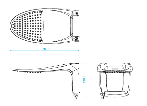 Desenho técnico — Acqua Wave Ultra