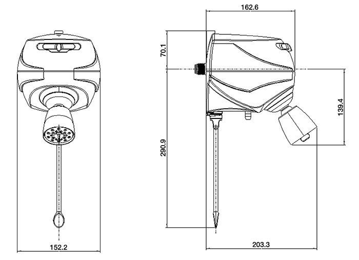 Desenho técnico — Jet Control Eletrônica