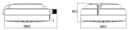 Desenho técnico — Ducha Fashion