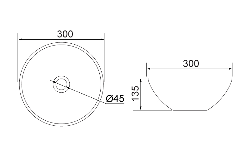 Desenho técnico — Cuba Redonda RA-30