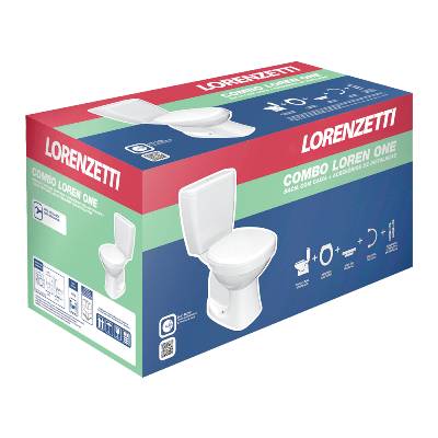 Combo Loren One com caixa acoplada