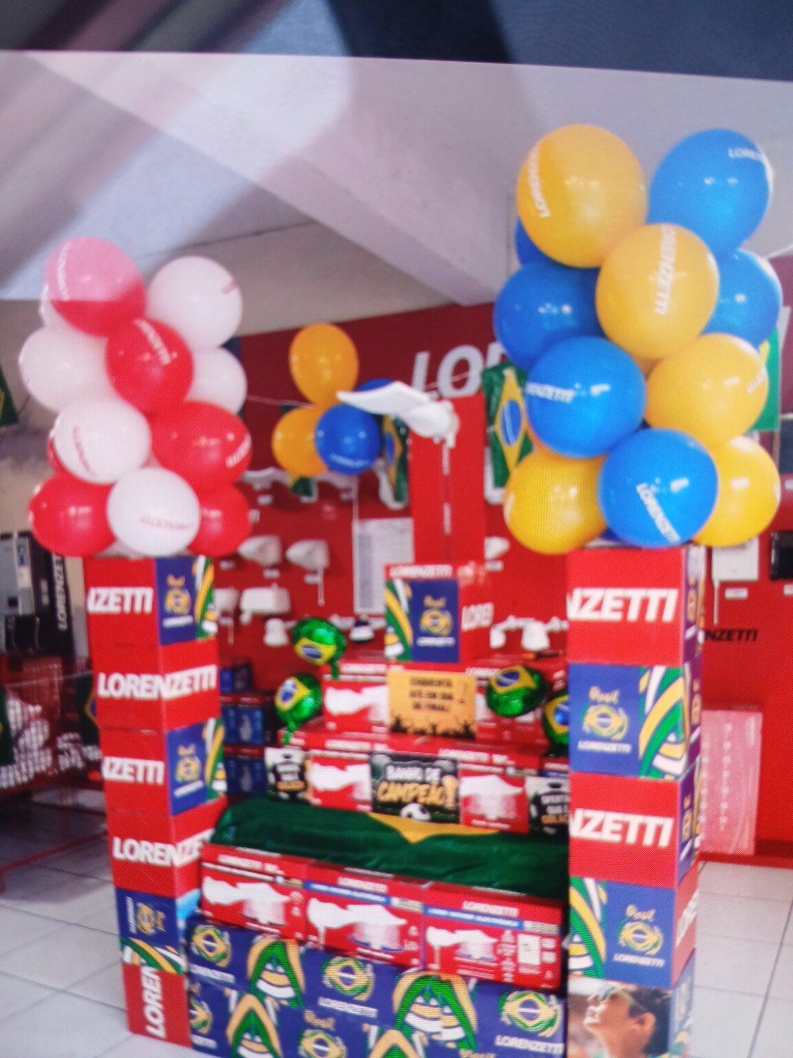 Ilha temática para campanha sazonal