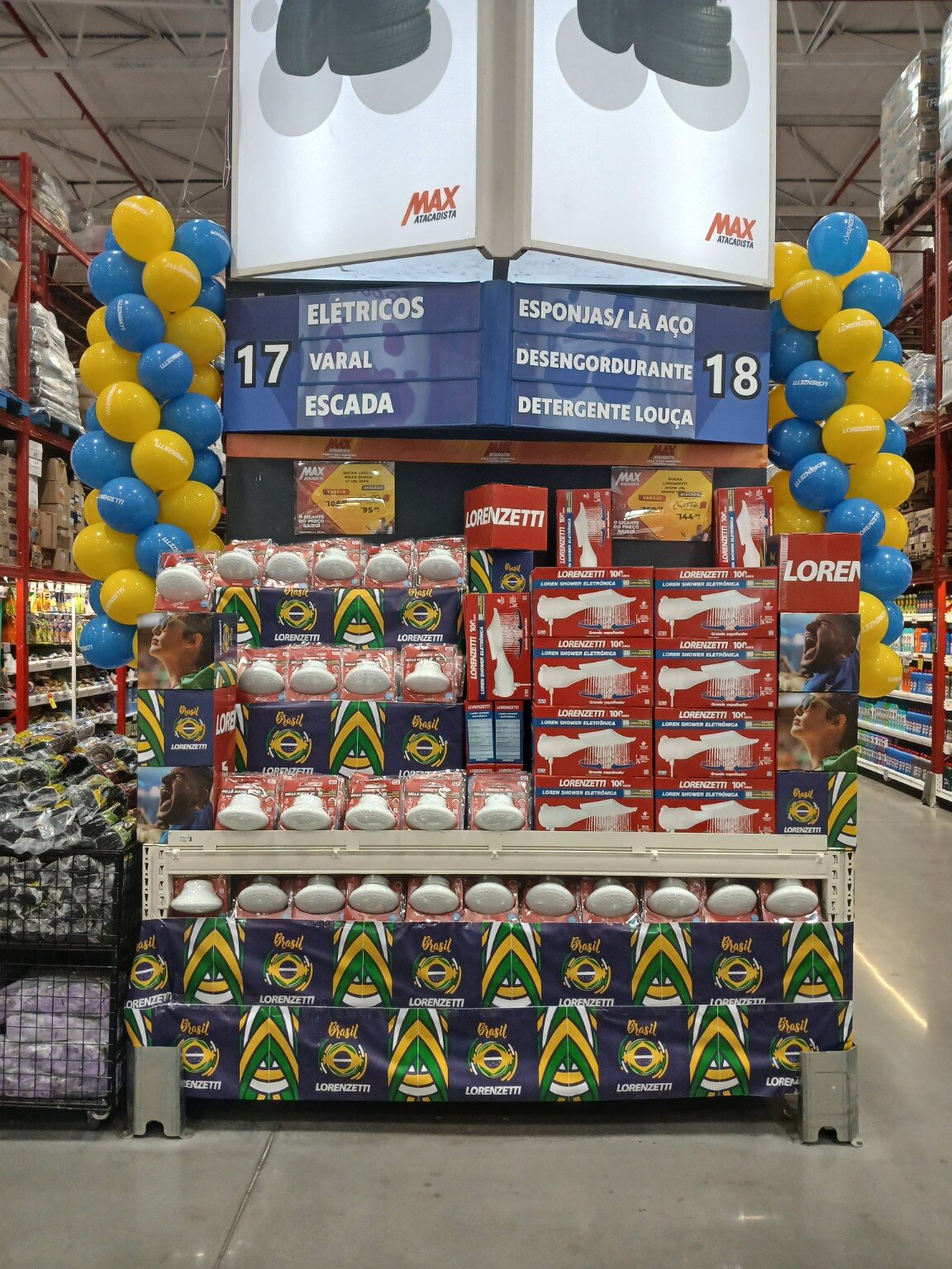 Entrada de setor com sinalização de impacto