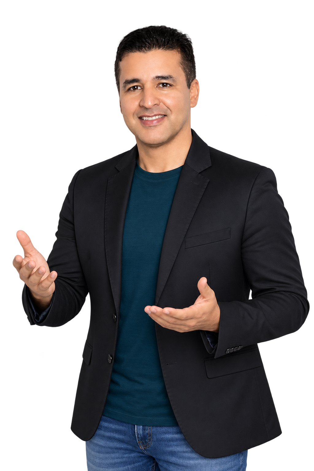James Camargo, apresentador virtual do portal