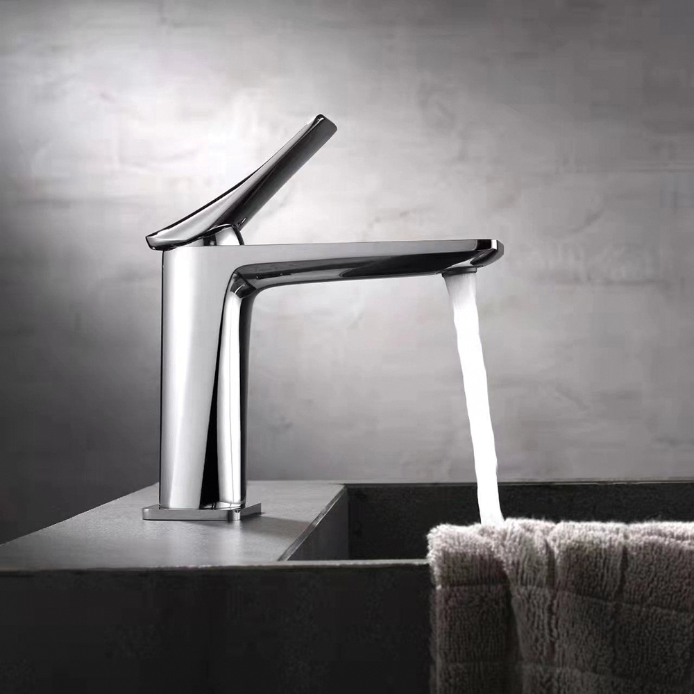 Misturador monocomando de lavatório Lorenzetti Loren Neo 2875 C92 em ambiente